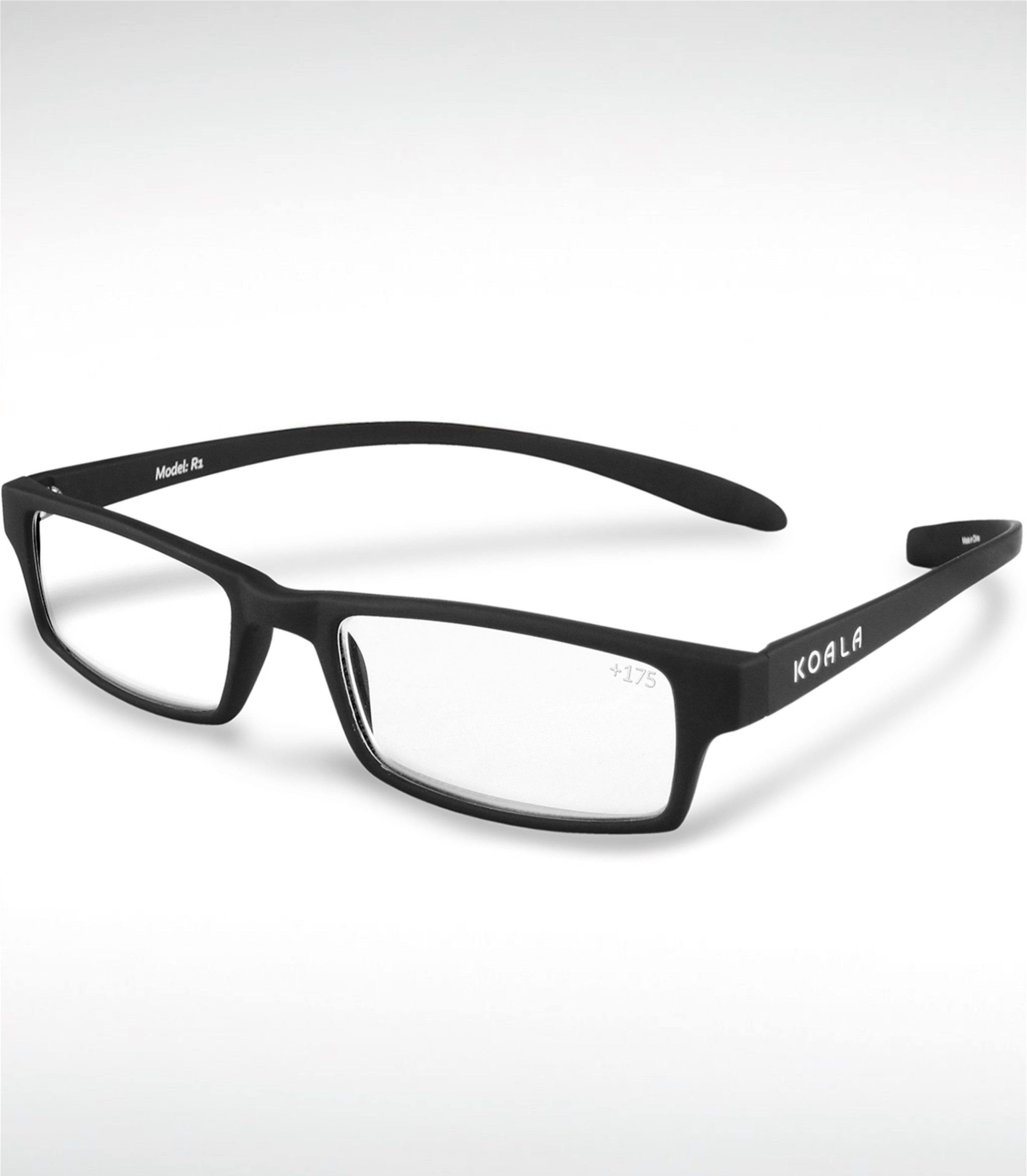 KOALA READERS R1 Matte Black – KOALA READERS by QUANTUM VISION OPTICS